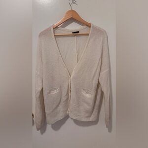 Tops shop white sweater cardigan